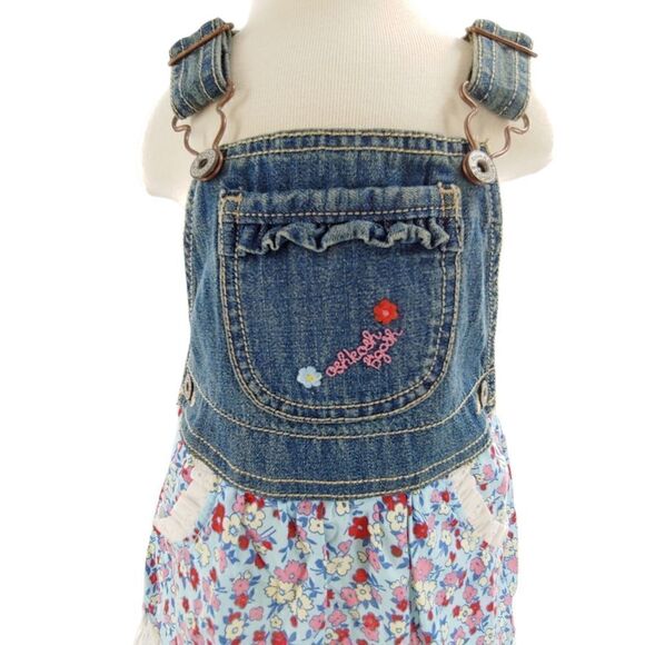 Oshkosh B'gosh cotton classic Vestbak w/ deep eyelet ruffle & pockets 24 months - Picture 7 of 10